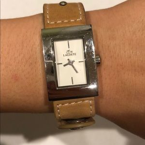 Dead battery Lacoste watch